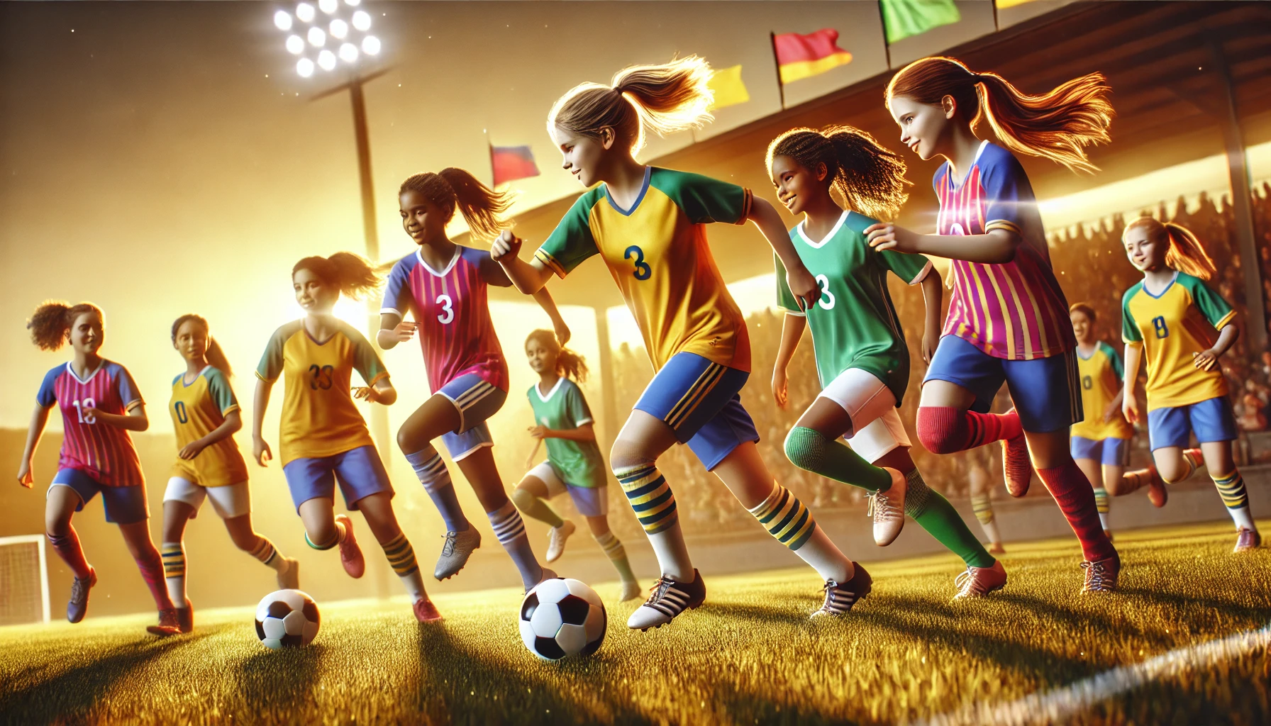Joueuses de football
